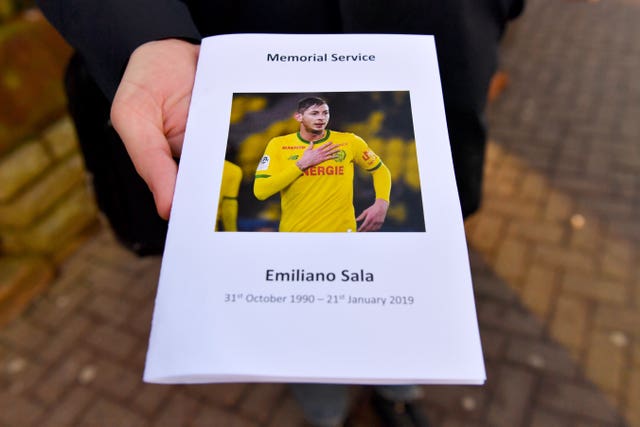 Emiliano Sala and David Ibbotson Tributes