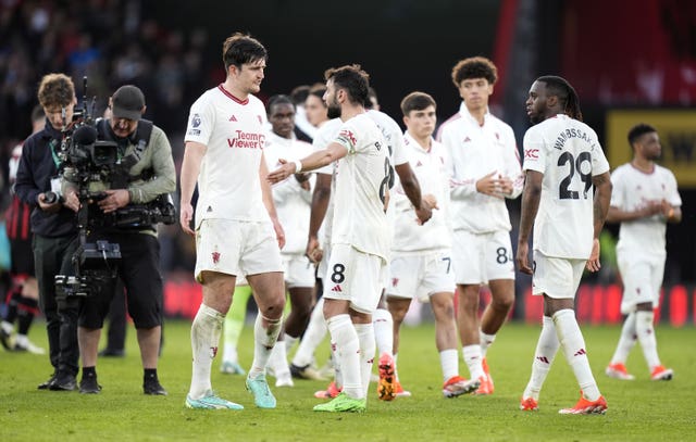 Manchester United drew 2-2 at Bournemouth last weekend
