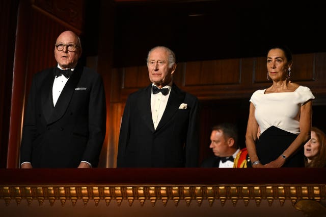 King Charles III visits Royal Opera House