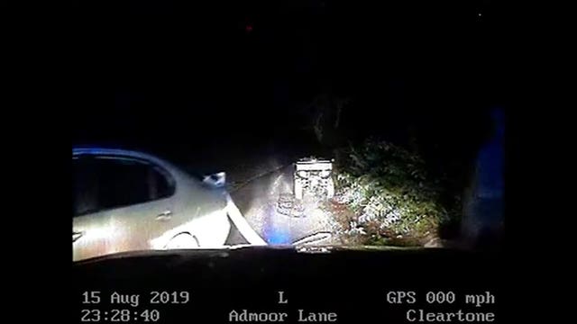 Screengrab of a quad bike which was attached to a Seat car