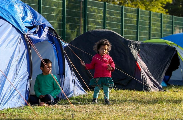 Migrants in Dunkirk