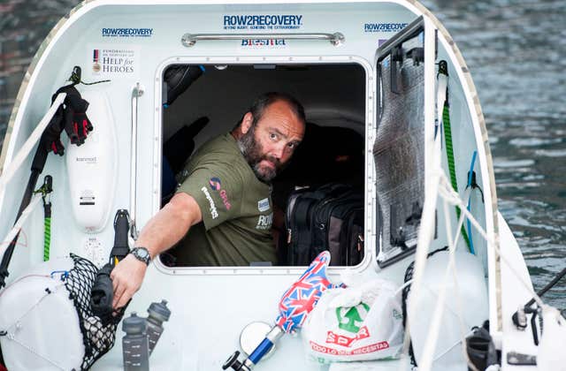 Lee Spencer was part of the Row2Recovery team that rowed across the Atlantic in 2015