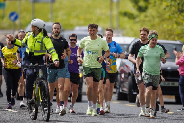 Jordan and Cian Adams charity marathons