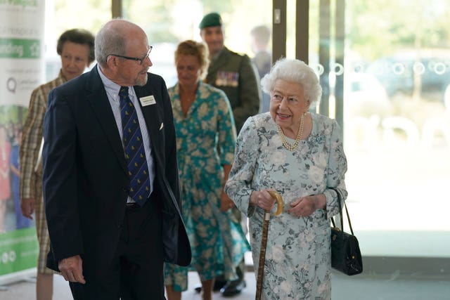Royal visit to Thames Hospice