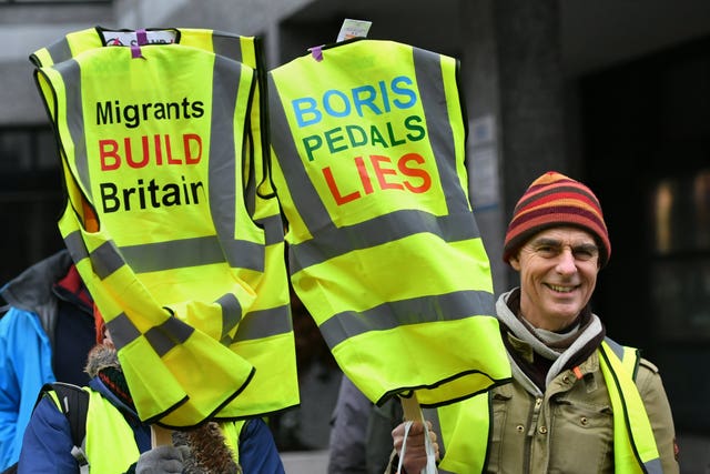 London protest