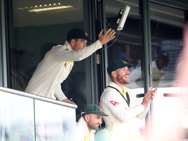 Australia captain Tim Paine declares on 487