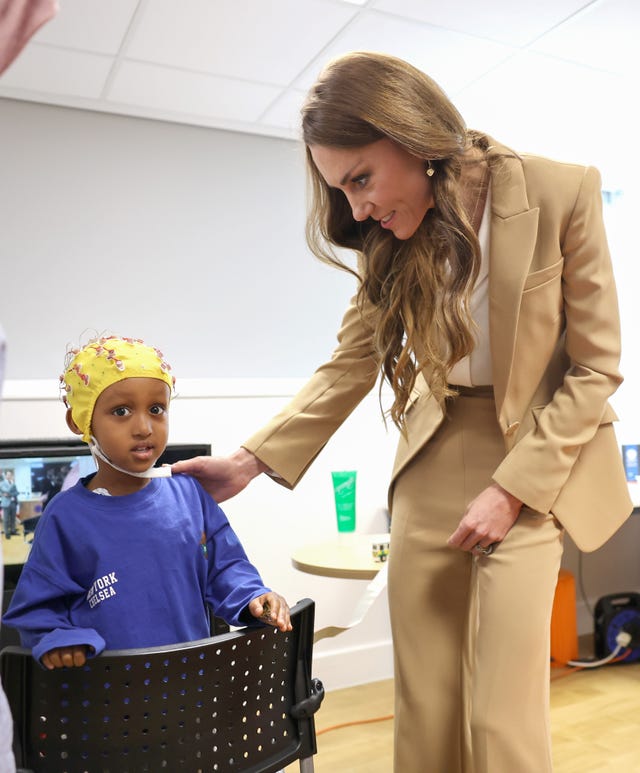 Kate with Mikail at Wednesday's engagement