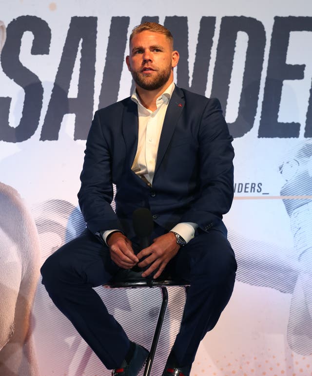 Murray was critical of Saunders (pictured) in 2018 for twice withdrawing from scheduled fights