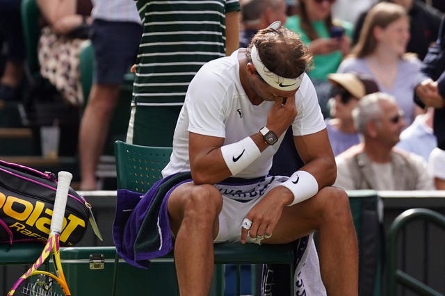 Rafael Nadal has struggled since suffering an abdominal tear at Wimbledon