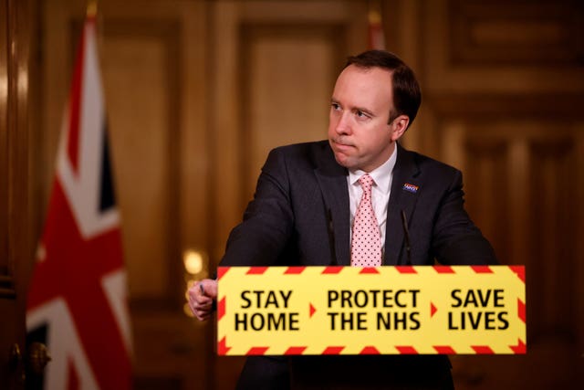 Health Secretary Matt Hancock said it is important that measures are eased