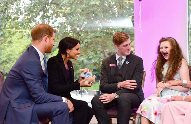 The Duke and Duchess of Sussex meet Jacob Granger and his sister Melissa