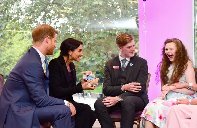 The Duke and Duchess of Sussex meet Jacob Granger and his sister Melissa