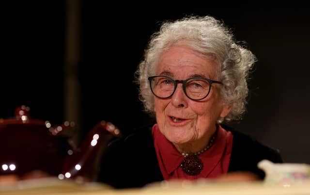 Judith Kerr at the Storystock Festival at Circus West Village, Battersea Power Station, London (Gareth Fuller/PA)