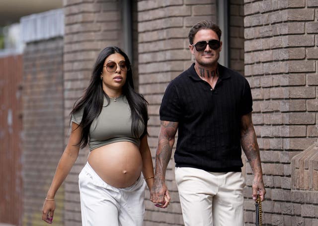Stephen Bear, accompanied by his partner Miami