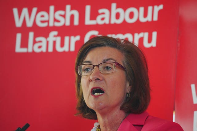 First Minister Baroness Eluned Morgan delivers a keynote speech marking one year to the 2026 Senedd election, at the Norwegian Church in Cardiff