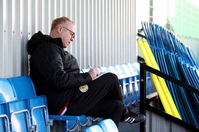 The withdrawals have left McLeish with work to do