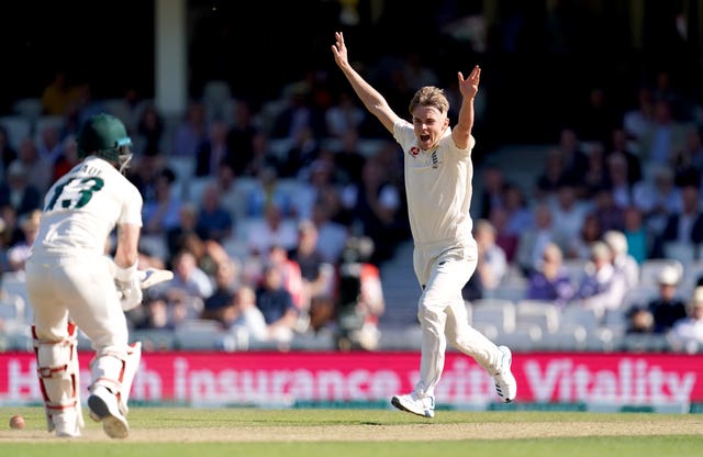 England's Sam Curran took three wickets during a memorable afternoon