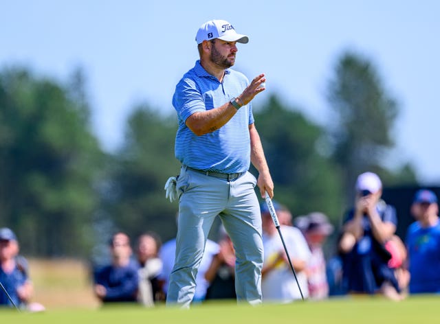Jordan Smith also has a share of the lead