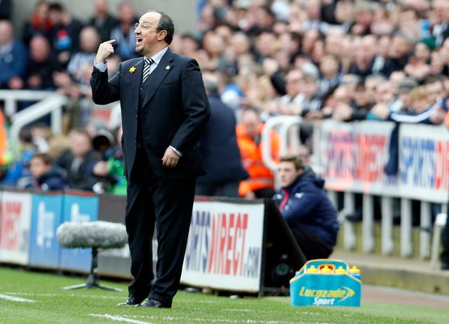 Rafael Benitez managing Newcastle