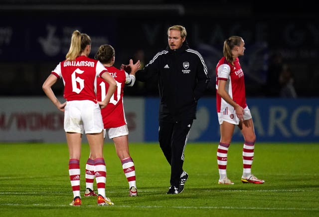 Arsenal head coach Jonas Eidevall has criticised the fixture schedule
