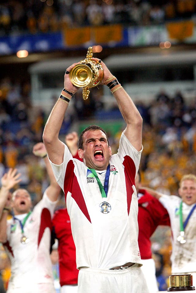 Martin Johnson captained England to World Cup glory in 2003