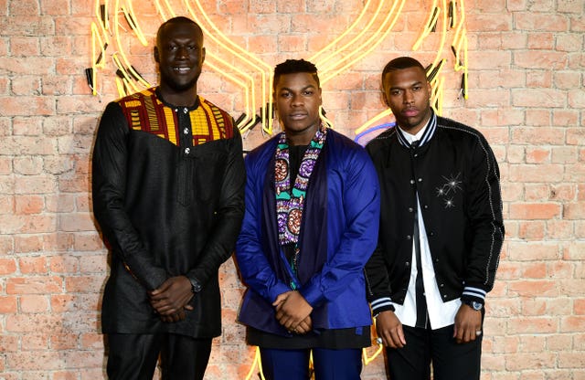 Stormzy, John Boyega and Daniel Sturridge were among the other attendees of the premiere (Ian West/PA)