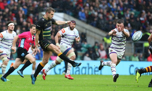 Northampton’s Dan Biggar had an afternoon to forget at Twickenham (Mark Kerton/PA).