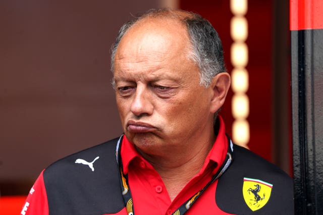 Ferrari team principal Fred Vassuer