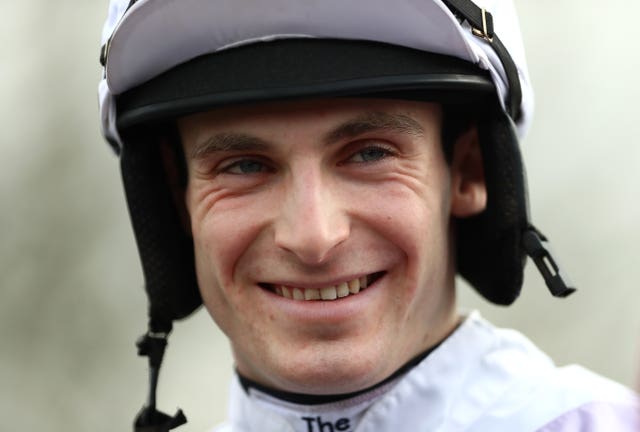 Harry Bannister was all smiles at Taunton on Tuesday after taking the feature race aboard Like The Sound