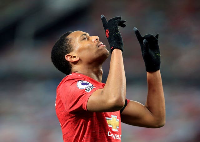 Anthony Martial opened the scoring at Old Trafford 