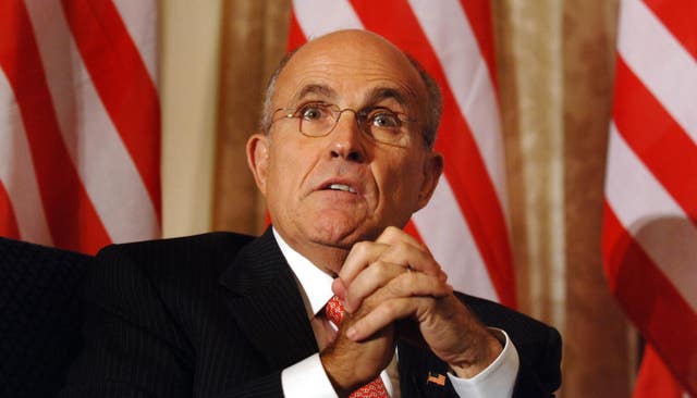 Rudy Giuliani (John Stillwell/PA)