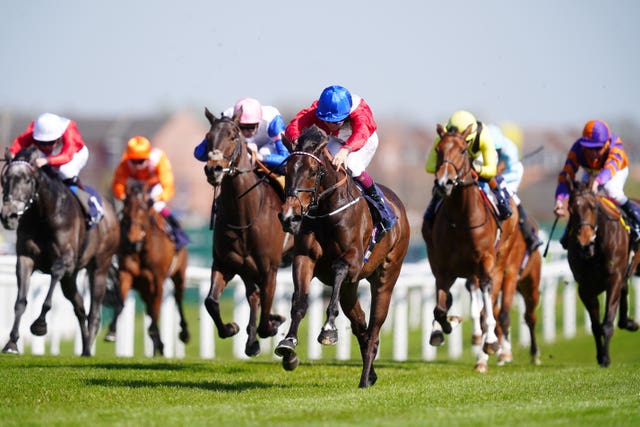 Consecrated came home in fine style