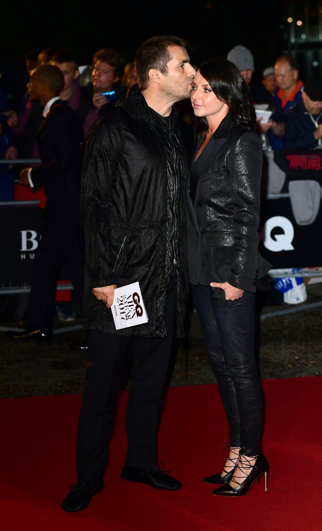 Liam Gallagher and Debbie Gwyther