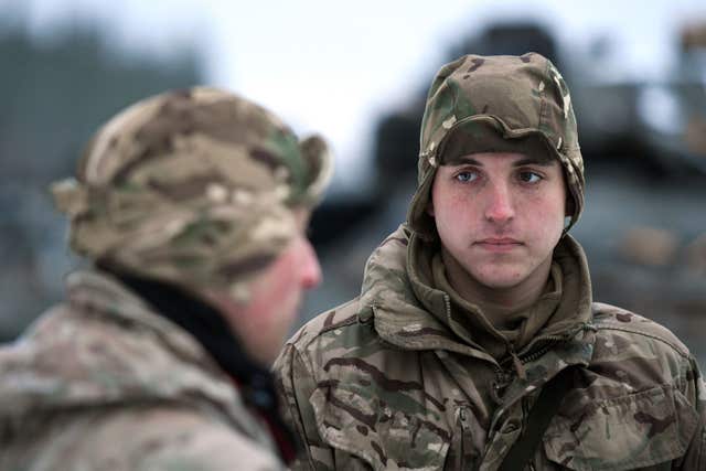 British troops in Estonia