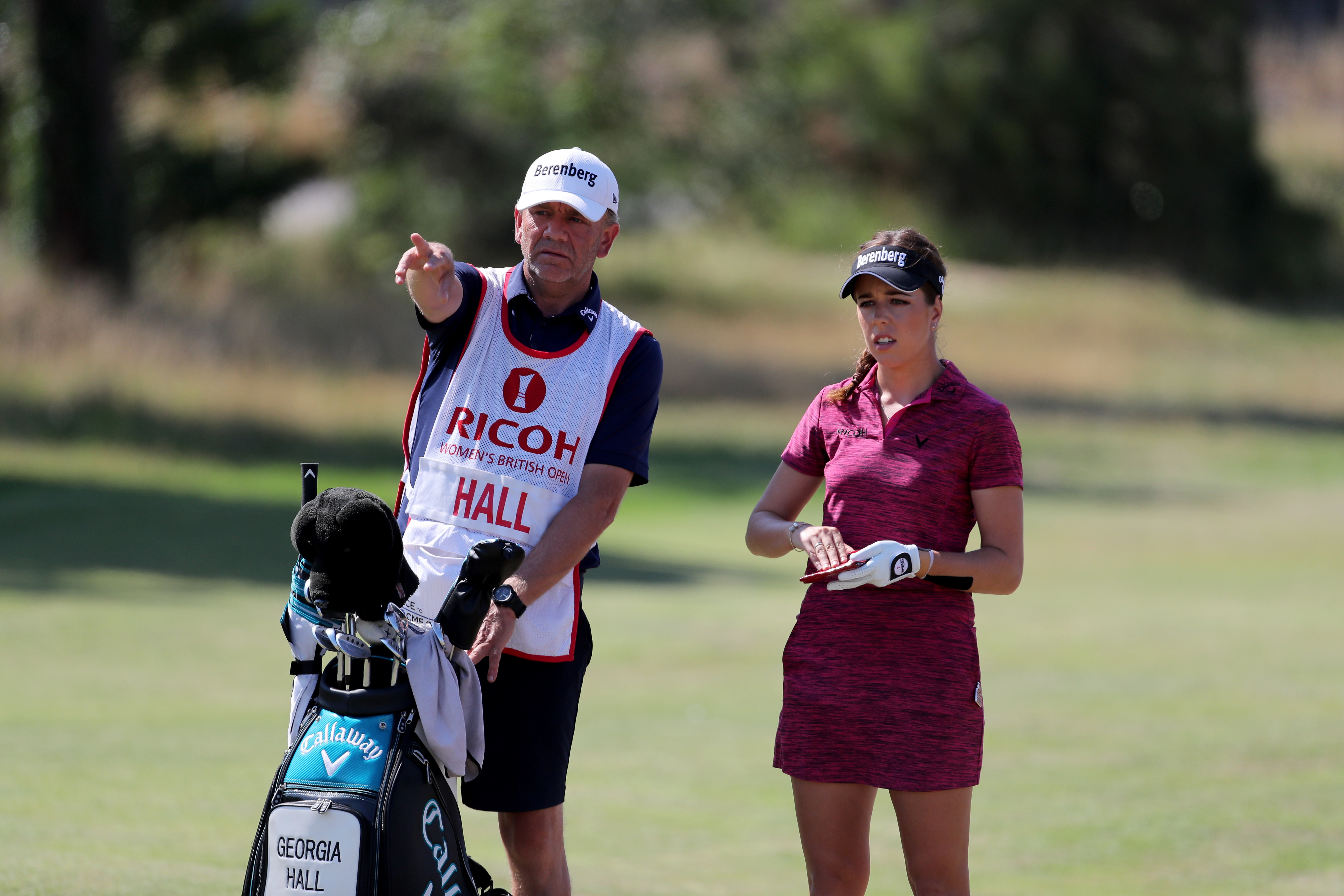 Wayne Hall was on the bag for his daughter