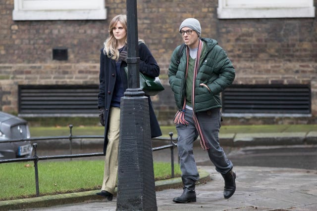 Dominic Cummings arrives in Downing Street on Monday