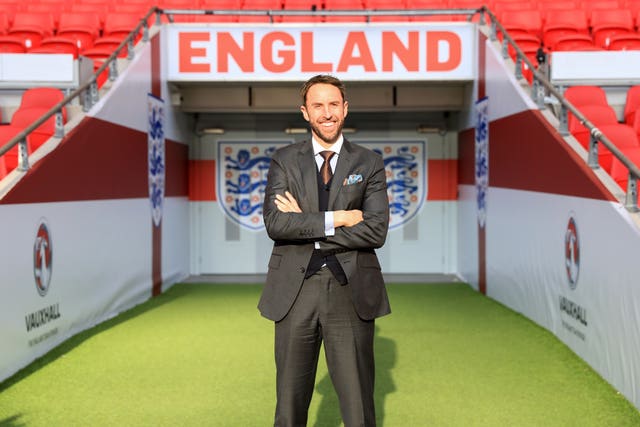 Gareth Southgate after being confirmed as England's manager