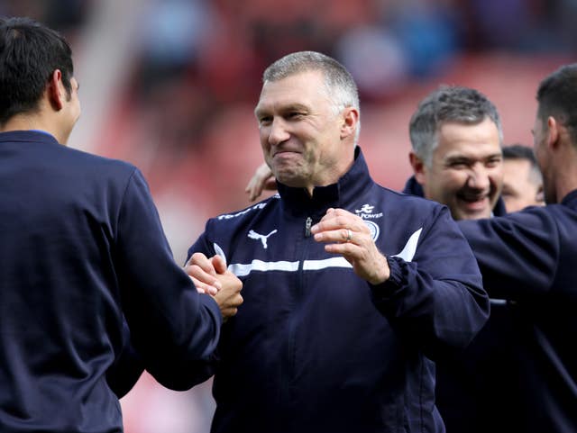 Nigel Pearson helped keep Leicester in the Premier League in 2015