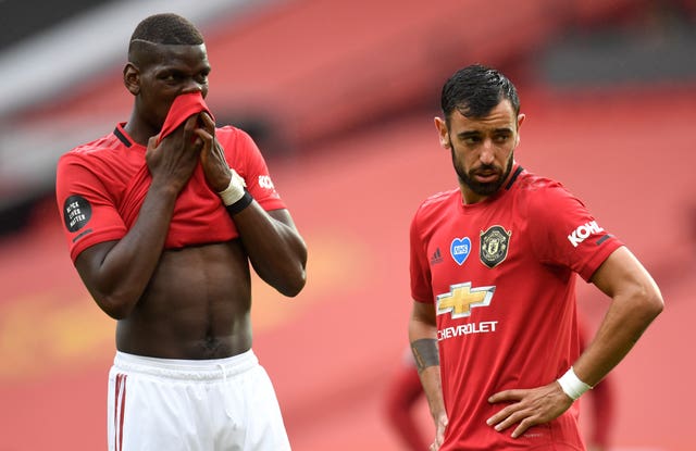 Pogba has been paired with the impressive Bruno Fernandes in midfield 