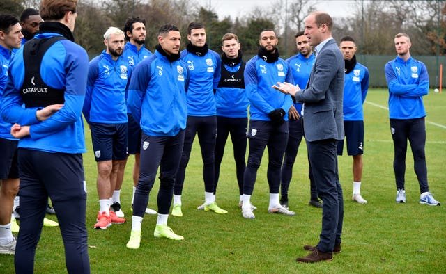 Duke of Cambridge visits West Brom FC