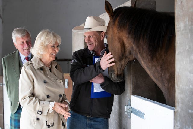 The Duchess of Rothesay visits HorseBack UK