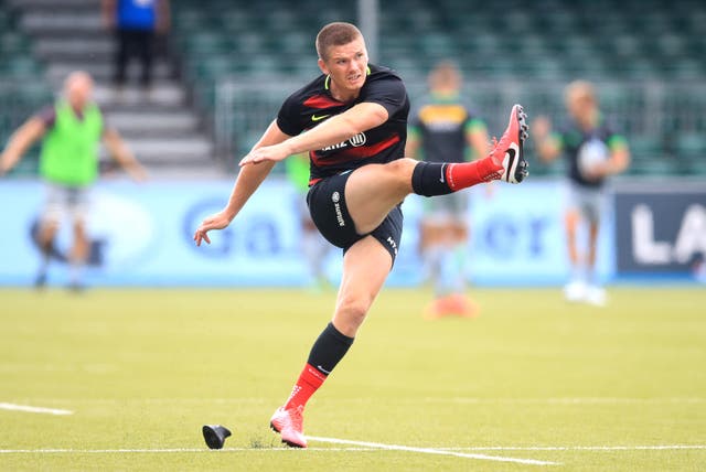 Owen Farrell kicked 10 points for Saracens in their 20-10 victory over Leinster in May, 2019 