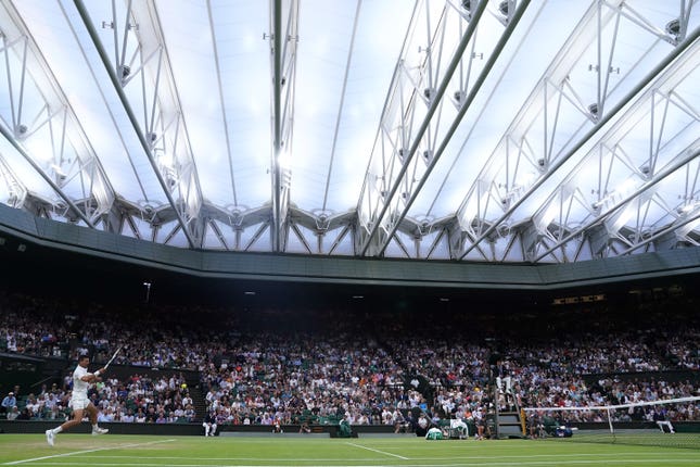 Under the roof, Novak Djokovic just about beat Dutch wild card Tim van Rijthoven before Wimbledon's 11pm curfew before questioning the scheduling