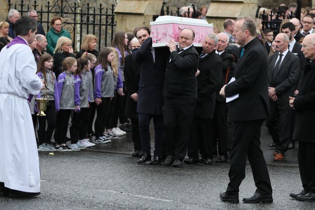 Lauren Bullock's funeral