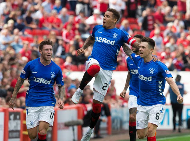 Tavernier celebrates putting Rangers in front 