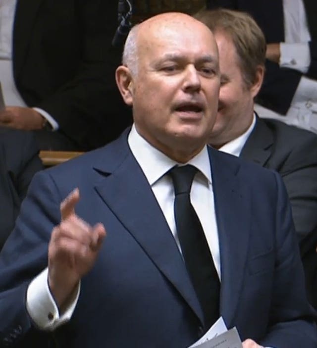 Conservative MP Iain Duncan Smith