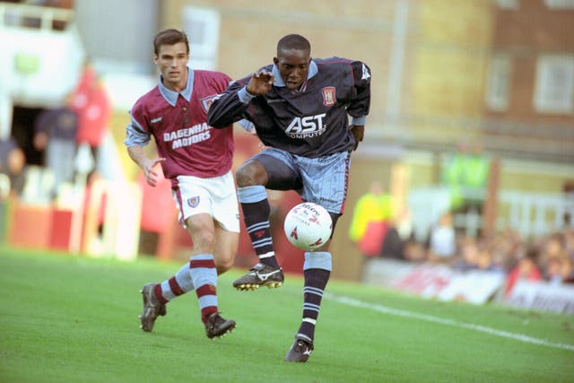 Dwight Yorke enjoyed a fine goalscoring record during his years at Aston Villa.