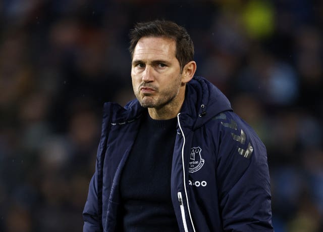Everton manager Frank Lampard