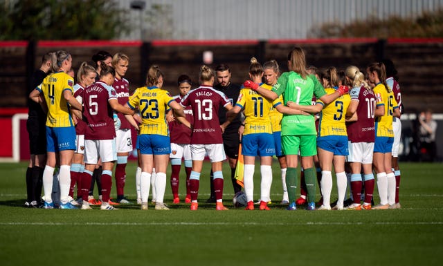 West Ham United v Birmingham City – FA Women’s Super League – Chigwell Construction Stadium