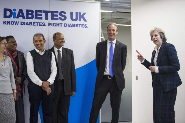 Prime Minister Theresa May opened new headquarters for Diabetes UK in east London